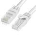 Cmple Cat6 Ethernet Cable 10Gbps - Computer Networking Cord with Gold-Plated RJ45 Connectors Cat6 Cable 550MHz Cat6 Network Ethernet LAN Cable Supports Cat6 Cat5e Cat5 Standards - 5 Feet White