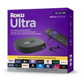 Roku Ultra 4K/HDR/Dolby Vision Streaming Device and Roku Voice Remote Pro with Rechargeable Battery