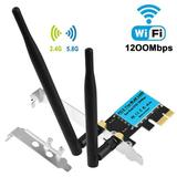 1200Mbps PCI-E Wireless WiFi Card 2.4G/5G Dual Band Network Adapter For Desktop