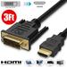 6ft HDMI to DVI D Adapter Cable - Bi-Directional - HDMI to DVI or DVI to HDMI Adapter for Your Computer Monitor