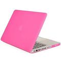Mosiso MacBook Pro 13 Hard Case Soft-Touch Plastic 13-inch Hard Case Cover for MacBook Pro 13.3 (A1278 with or without Thunderbolt) Aluminum Unibody with CD-ROM Drive Rose Red