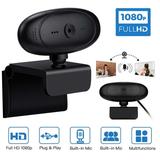 IMAGE 360 Rotatable HD 1080P Full USB Webcam Auto Focus Web Cam Camera with Mic For PC Laptop Black
