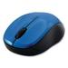 Verbatim Silent Wireless Blue LED Mouse 2.4 GHz Frequency/32.8 ft Wireless Range Left/Right Hand Use Blue