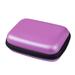 Spring hue Travel Portable Convenient Headset Cable Solid Color Storage Pouch Hard Case Box