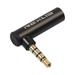 Universal 90 Degree Right Angled 1/5PC 3.5mm Male to Female Adapter Audio Microphone Jack Stereo Plug Connector