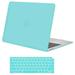 Mosiso New MacBook Air 13 Inch Case A2337 M1 A2179 A1932 2020 2019 2018 Release Hard Case Shell Cover with Keyboard Cover for Apple MacBook Air 13 Retina with Touch ID Turquoise