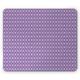 Geometric Mouse Pad Rhombus Composition Triangles and Diamond Shapes in Purple Shades Rectangle Non-Slip Rubber Mousepad Lavender Lilac and White by Ambesonne