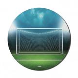 Soccer Mouse Pad for Computers Soccer Goal Post Sports Area Winner Loser Line Floodlit Best Team Finals Game Theme Round Non-Slip Thick Rubber Modern Mousepad 8 Round Green Blue by Ambesonne