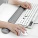 Yesbay Memory Sponge Hand Wrist Rest Support Keyboard Mouse Pad Mat Cushion-Grey Large Keyboard Mat