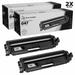 LD Compatible Replacement for Canon 047 / 2164C001AA Black Laser Toner Cartridge 2-Pack for use in imageCLASS LBP113w