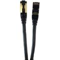 Micro Connectors E12-014B 14 ft. CAT 8 SFTP Double Shielded RJ45 Snagless Ethernet Cable Black