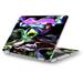 Skin Decal for Asus Chromebook 12.5 Flip C302CA Laptop Vinyl Wrap / Resin Swirls Smoke Glass