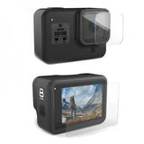Newway Screen Tempered Film for GoPro Hero 8 Black Screen Protector Lens+ Display Film Accessories For GoPro Hero 8 Tempered Film Set