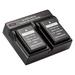 Ecoefficiency Ecoefficiency 2 En-El14 En-El14A Batteries + Dual Battery Charger For Nikon D3500 D3100 D3200 D3300 D3400 D5100 D5200 D5300 D5500 D5600 Df Coolpix P7000 P7100 P7700 P7800