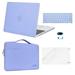 Mosiso 5 in 1 New MacBook Pro 13 inch Case 2016-2020 Release A2338 M1 A2289 A2251 A2159 A1989 A1706 A1708 Hard Shell Case&Sleeve Bag for Apple MacBook Pro 13 with/without Touch Bar Serenity Blue