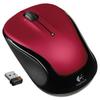 Logitech M325 Wireless Mouse 2.4 GHz Frequency/30 ft Wireless Range Left/Right Hand Use Red (910002651)
