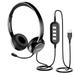 Mpow 071 USB Headset/ 3.5mm Computer Headset with Microphone Noise Cancelling Lightweight PC Headset Wired Headphones Business Headset for Skype Webinar Cell Phone Call Center