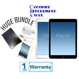 Apple iPad Air 1 16GB 32GB 64GB 128GB - Wifi - (Certified Open Box) with 1-Year Warranty | Bundle includes iPad Case & Pre-Installed Tempered Glass