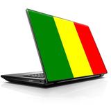 Laptop Notebook Universal Skin Decal Fits 13.3 To 16 / Rasta Reggae Colors