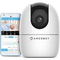Amcrest 1080P WiFi Camera Indoor Nanny Cam Dog Camera Sound & Baby Monitor Human & Pet Detection Motion-Tracking w/ 2-Way Audio Phone App Pan/Tilt Wireless IP Camera Night Vision Smart Home
