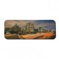 City Computer Mouse Pad Slow Shutter Speed Photography of Los Angeles Highway Skyscrapers Motion Blur Rectangle Non-Slip Rubber Mousepad Large 31 x 12 Gaming Size Multicolor by Ambesonne