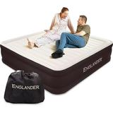 Englander Air Mattress with Built in Pump - Twin Size 20in Thickness Brown