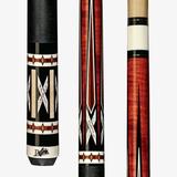 Dufferin D-541 Billiards Playing Cue Pool Stick Irish Linen Coffee Stained Curly Maple Cocobolo Tulipwood Natural Maple White Recon Overlays