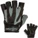 Contraband Black Label 5150 Mens Pro Leather Fingerless Weight Lifting Gloves - Durable Light - Medium Padded Split Leather Gym Gloves - Perfect Classic Lifting Gloves (Pair) (Gray XX-Large)