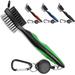 Golf Double-Sided Cleaning Brush Retractable Zipper Wire Groove Cleaning Tool Gof Accessories