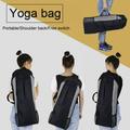 Prettyui Fitness Sports Yoga Mat Bag Multifunction Pocket Yoga Carrier Knapsack Large Capacity Storage Gym Sports Backpack