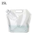 TureClos Water Bag Folding Portable Sports Storage Container Jug Bottle for Outdoor Travel Camping 15L