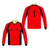 Goalkeeper Unisex Soccer Jersey by Winning BeastÂ®. Youth Large. Red.