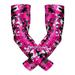 Bucwild Sports Compression Arm Sleeves 1 Pair - 2 Sleeves Youth & Adult Sizes Football Baseball Basketball Cycling Tennis Solid color Digital Camo Flames (Youth Small-Large)