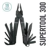 LEATHERMAN Super Tool 300 Multitool with Premium Replaceable Wire Cutters and Saw Black with MOLLE Sheath