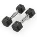 Marcy 5 lb Rubber Hex Dumbells (Pairs)