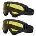 YouLoveIt Ski Goggles 2 Pack Ski Glasses Snowboard Motobike Goggles Ski/Snowboard Goggles Motorcycle Bicycle Glasses Men Women Snow Goggles Glasses Anti-Glare Lenses