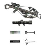 Killer Instinct Lethal 405 Crossbow Bow Archery Pro Package with 3 Bolts Camo
