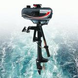 2.5KW 3.5HP 2Stroke Outboard Boat Engine Water-Cooled Inflatable Boat CDI System Heavy Duty Outboard Motor Boat Engine Inflatable Boat Fishing Boat Engine CDI Ignition System Water Cooling Engine
