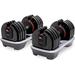 NZG PowerDyne 80lbs Adjustable Dumbbell Weight Set (Coal)