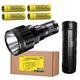 Nitecore TM38 Lite CREE XHP35 HI D4 LED Flashlight / Searchlight -1800 Lumens w/4x NL1835 Batteries and NBP68HD Battery Pack