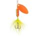 Worden sÂ® Rooster TailÂ® Original Fire Tiger Inline Spinnerbait Fishing Lure 1/16 oz. Carded Pack