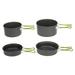 Lixada Portable Outdoor Tableware Camping Cookware 2-3 People Multifunctional Portable Cooking Set for Outdoor