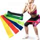 Summark Yoga Gym Stretch With Leg Elastic Ring Resistance Ring / Flat Elastic Strength Training Latex Resistance Band (Random Color)