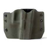 Outlaw Holsters: OD Green OWB Kydex Gun Holster for Ruger LCP w/TR2 Green or Red Laser Left Handed.