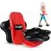 Yes4All Waist Twister for Aerobic Exercise Full Body Toning Workout Noise-Free 2pcs - Black/ Red