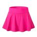Women s Sports High Waist Pleated Elastic Quick-Drying Yoga Tennis Skirt with Panty