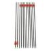 ANTSIR Outdoors Carbon 30-Inch 7.8mm Shaft Removable Arrows with Field Points Replaceable Tips for Recuve & Compound Bow( Pack of 12)