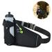 Running Belt Sport Waist Pack with Water Bottle Holder Hydration Belt Fanny Pack Reflective Stripes Cellphone Storage Earphone hole for Dog walker Hiking Travel