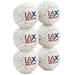 6 Pack Crayon Confetti Lax Sak Lacrosse Training Balls. Same Weight & Size as a Regulation Lacrosse Ball. Great for Indoor & Outdoor Practice. Less Bounce & Minimal Rebounds