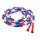 Champion Sports Plastic Segmented Jump Rope 1 White Red Blue